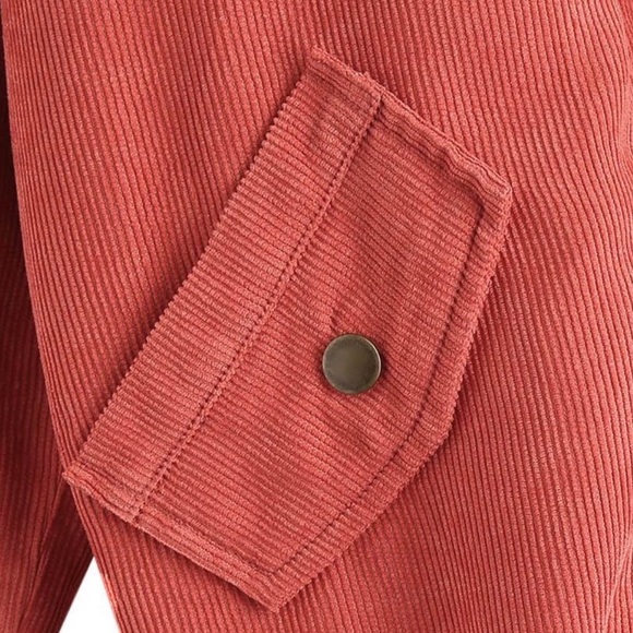 Corduroy twin set overcoat from zaful - Picture 3 of 3